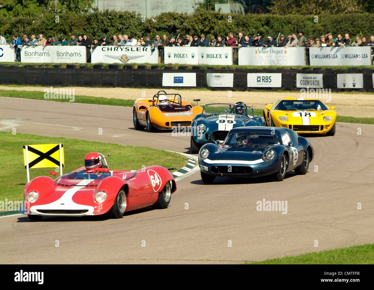 Goodwood Festival der Geschwindigkeit classic car racing Stockfoto