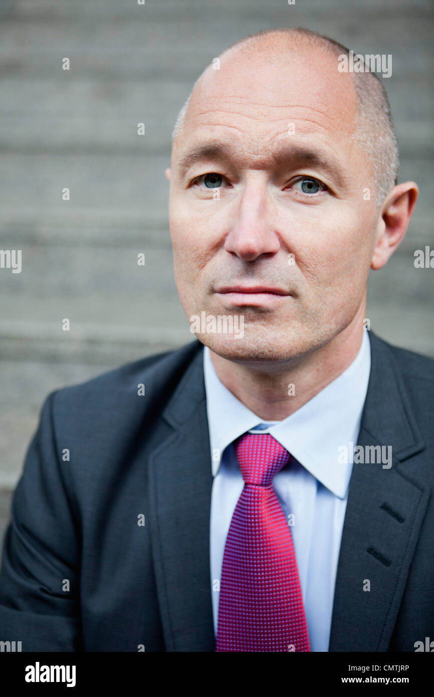 Mann im Anzug Stockfoto