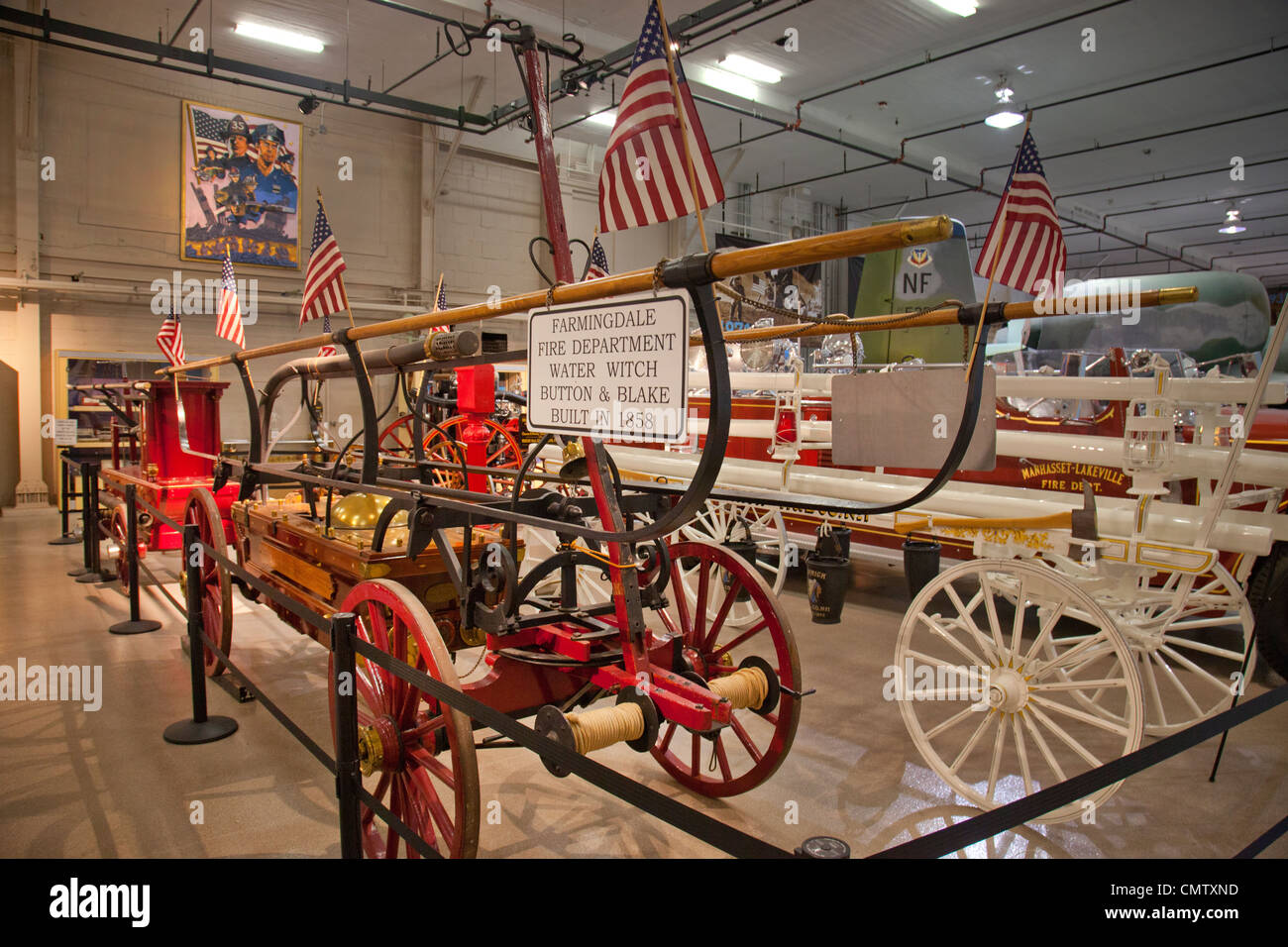 Feuerwehr Museum In Garden City New York Stockfoto Bild 47261689