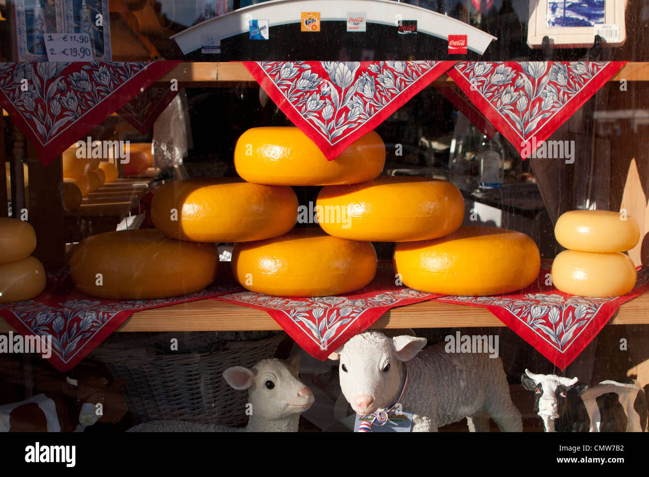 Gouda-Käse, Amsterdam, Niederlande Stockfoto