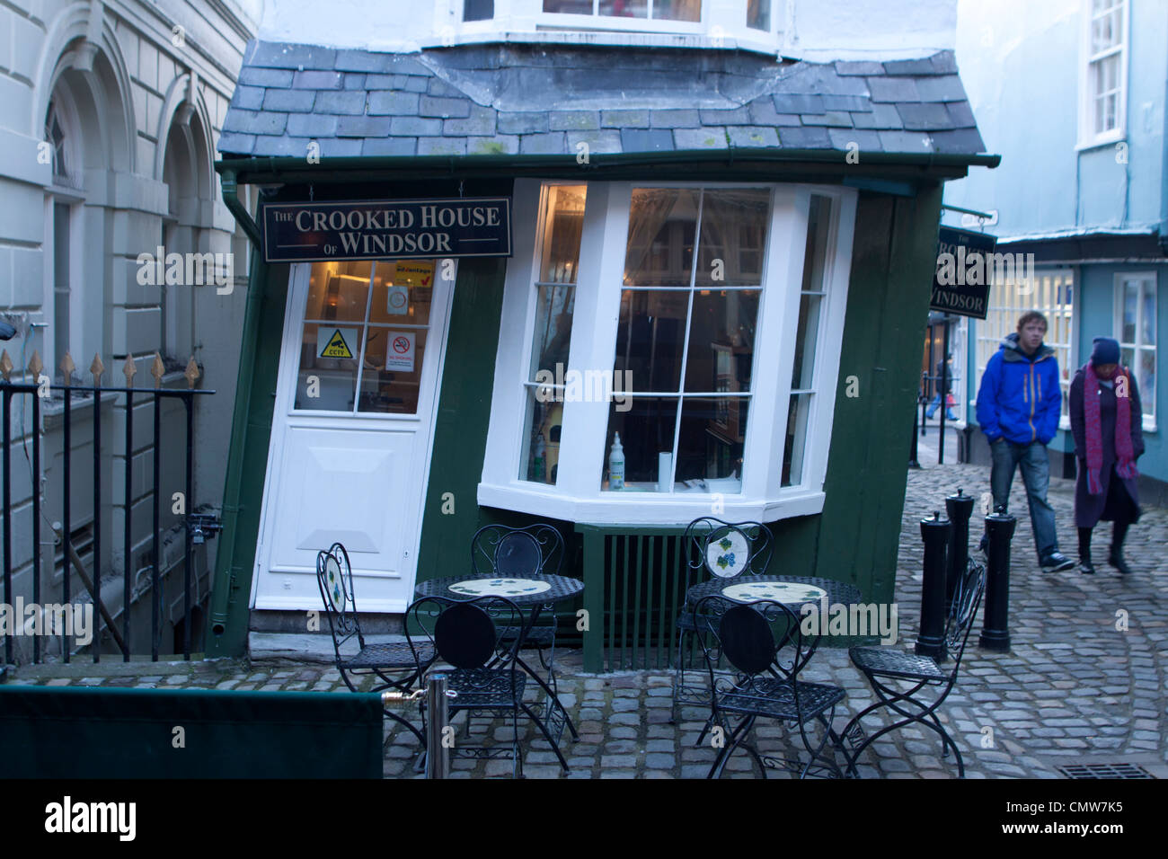Crooked House in Windsor Stockfoto