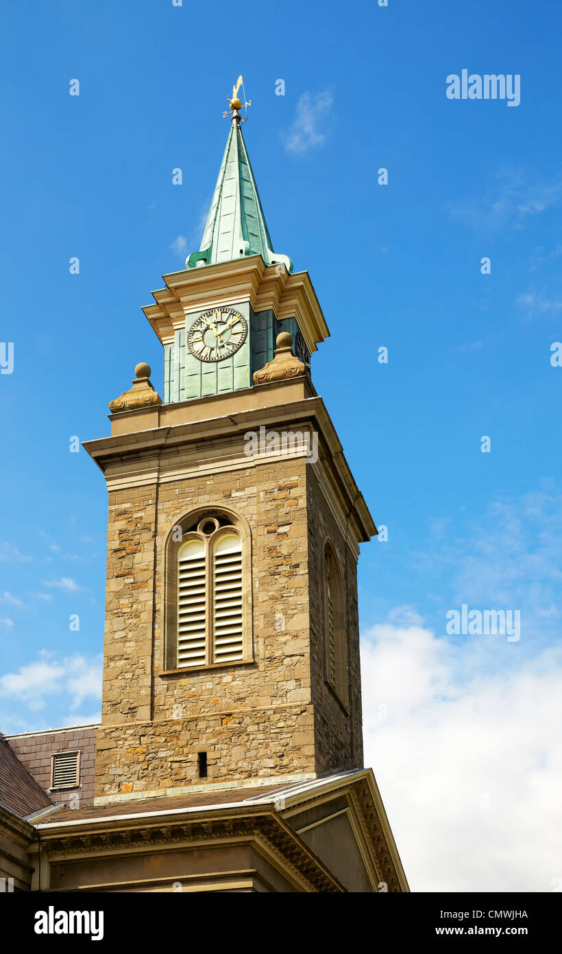 Glockenturm im Irish Museum of Modern Art (IMMA) in Dublin, Irland. Stockfoto