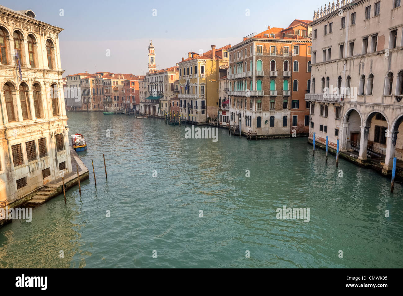 Canal Grande, Venedig, Veneto, Italien Stockfoto