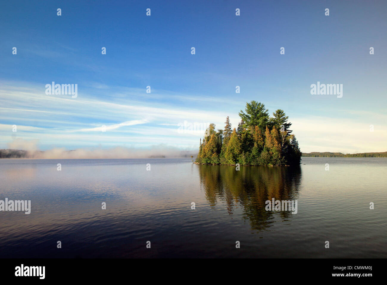 Große Forellen See, Algonquin Park, Ontario Stockfoto