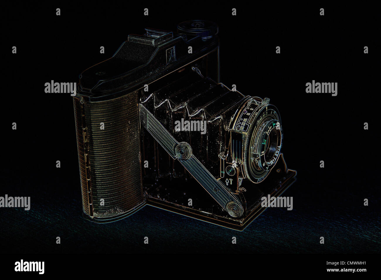 Bild von einem alten Fotoapparat Stockfoto