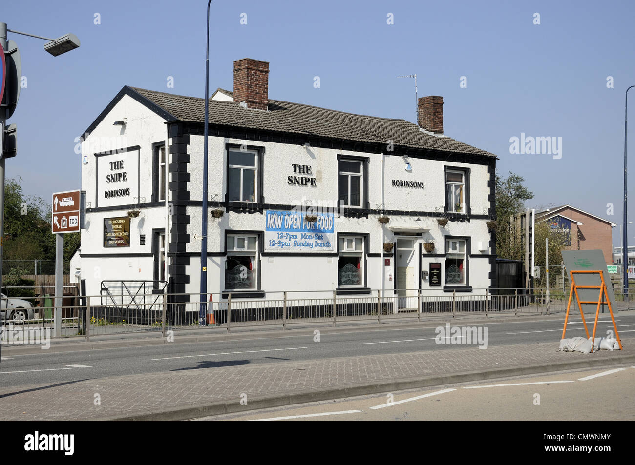Snipe-Wirtshaus am Ashton Moss, Manchester Stockfoto