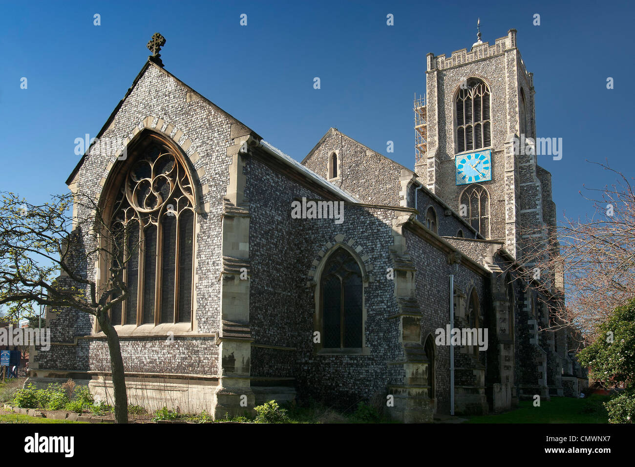 Die Kirche St Giles auf dem Hügel, Norwich, England, UK Stockfoto