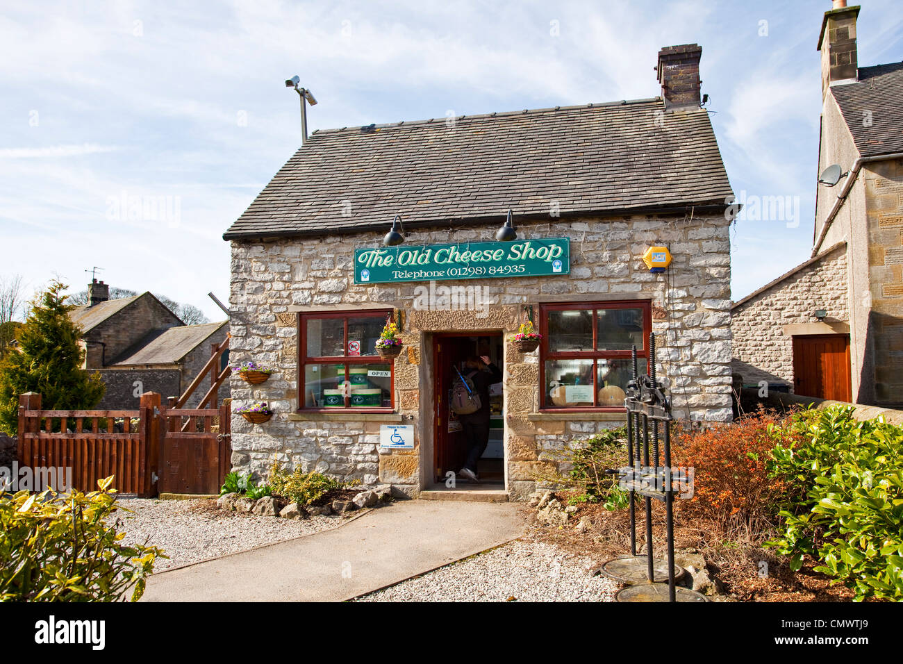 Die alten Käse Shop Hartington Derbyshire UK Stockfoto