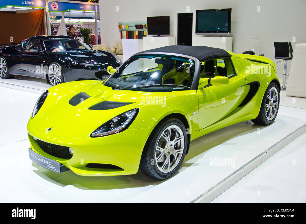 Lotus Elise Auto auf dem Display an der 33. Bangkok International Stockfoto