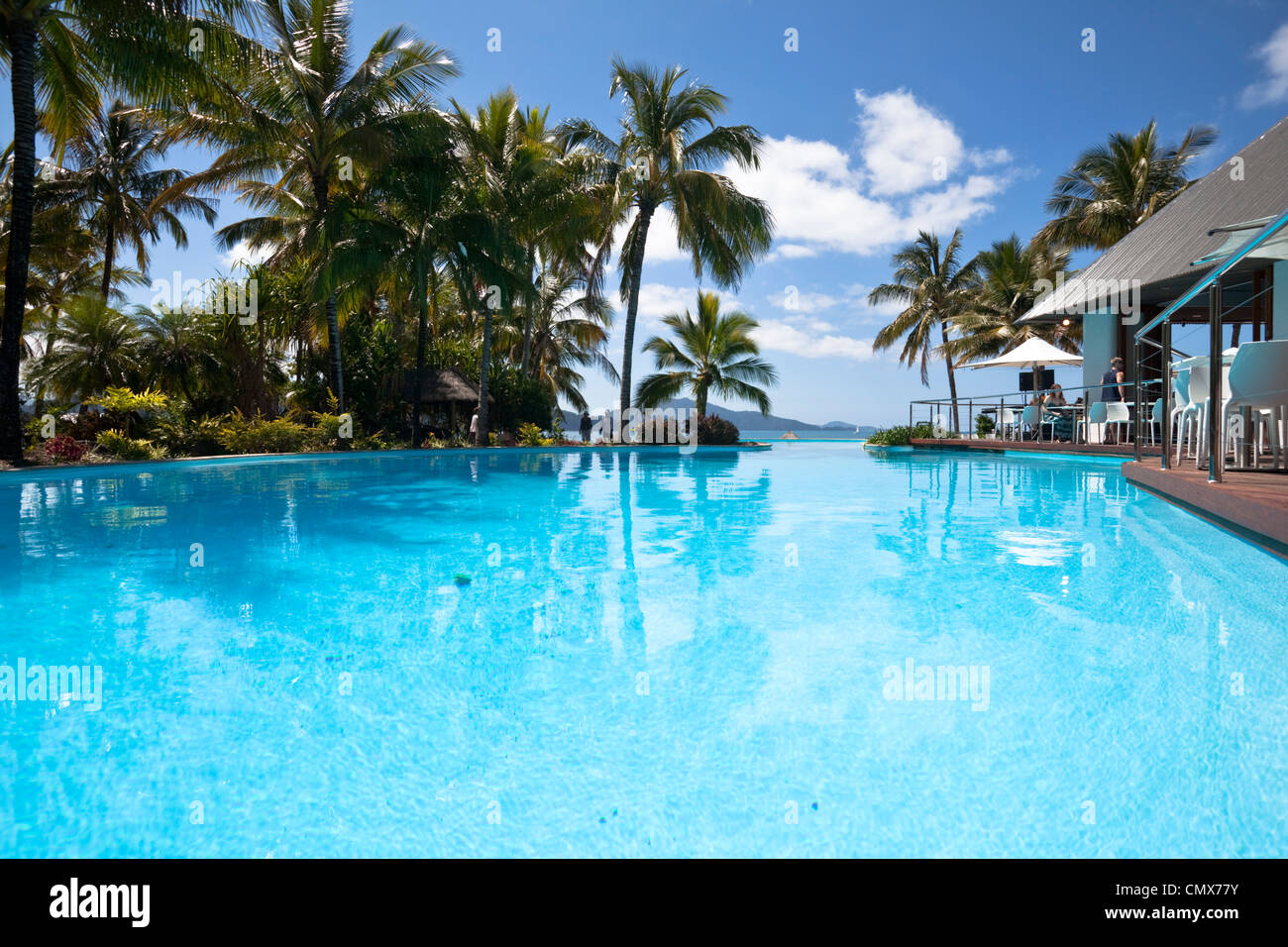 Schwimmbad in Hamilton Island Resort. Hamilton Island, Whitsundays, Queensland, Australien Stockfoto