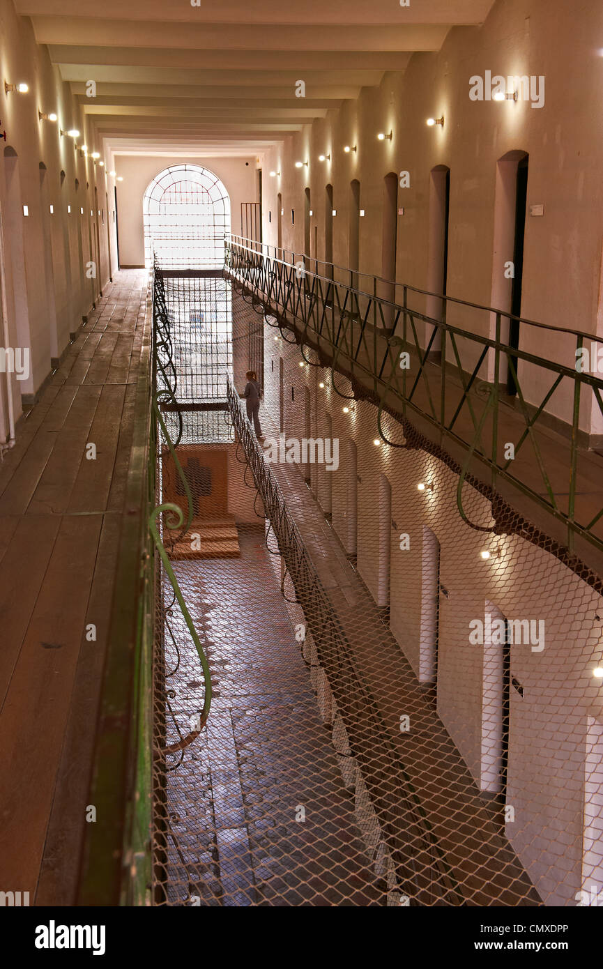 Gefängniszellen des Gefängnisses Gulag Sighet, Maramures, Rumänien Stockfoto