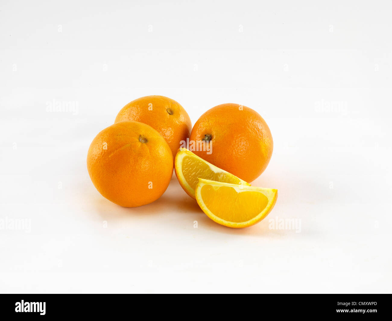 Orangen-Studio-Foto Stockfoto