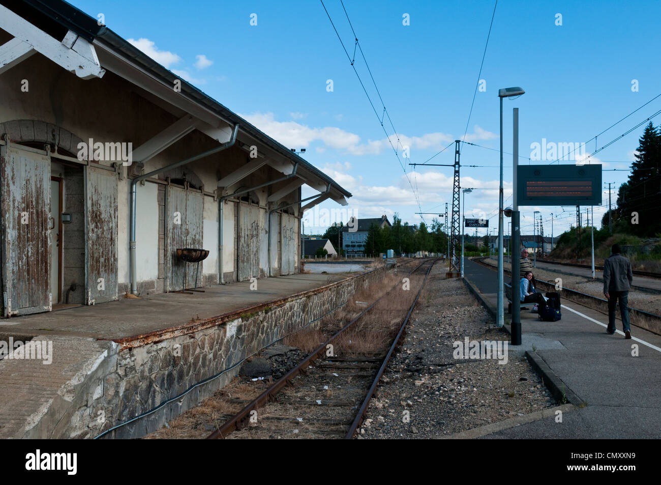 Bahnhof in Aveyron, Frankreich Stockfoto