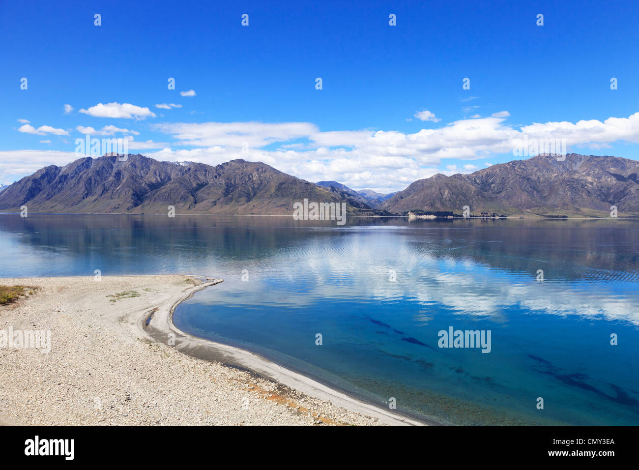 Lake Hawea Otago Neuseeland Stockfoto