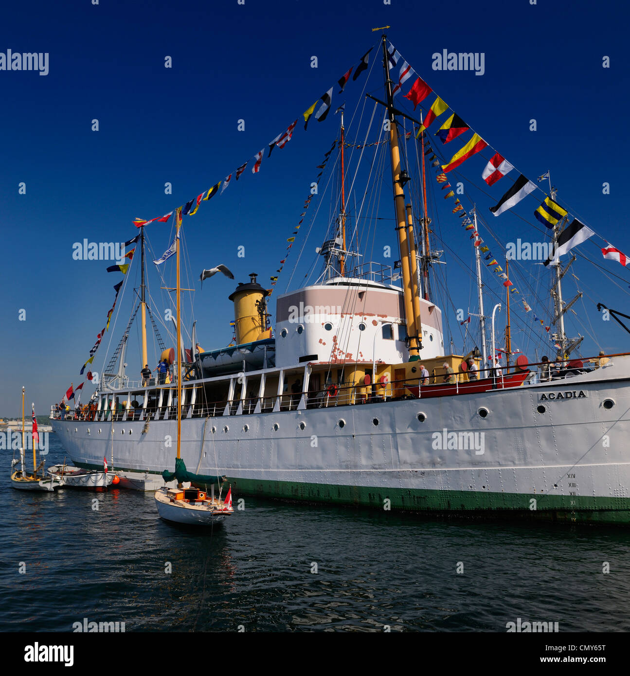 Css Acadia wissenschaftliche Schiff in den Hafen von Halifax Tall Ships Festival Nova Scotia 2009 Stockfoto