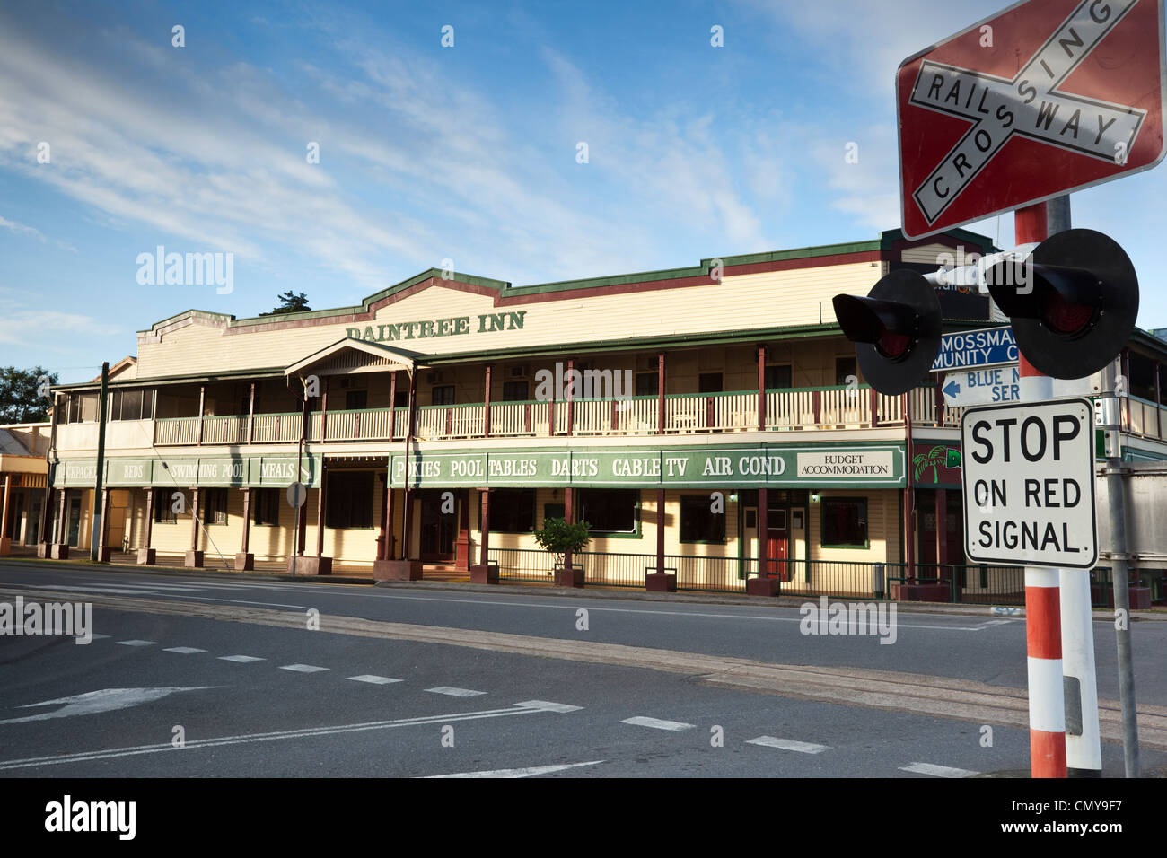 Das historische Gasthaus Daintree.  Mossman, Queensland, Australien Stockfoto