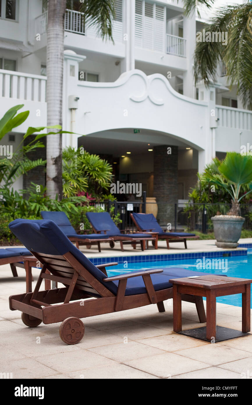 Der Beach Club Resort. Palm Cove, Cairns, Queensland, Australien Stockfoto