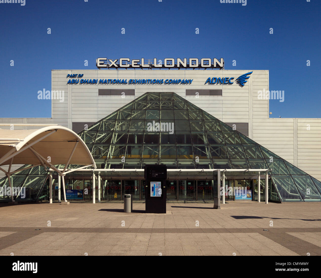 Excel-Center, Royal Victoria Docks, London. Stockfoto