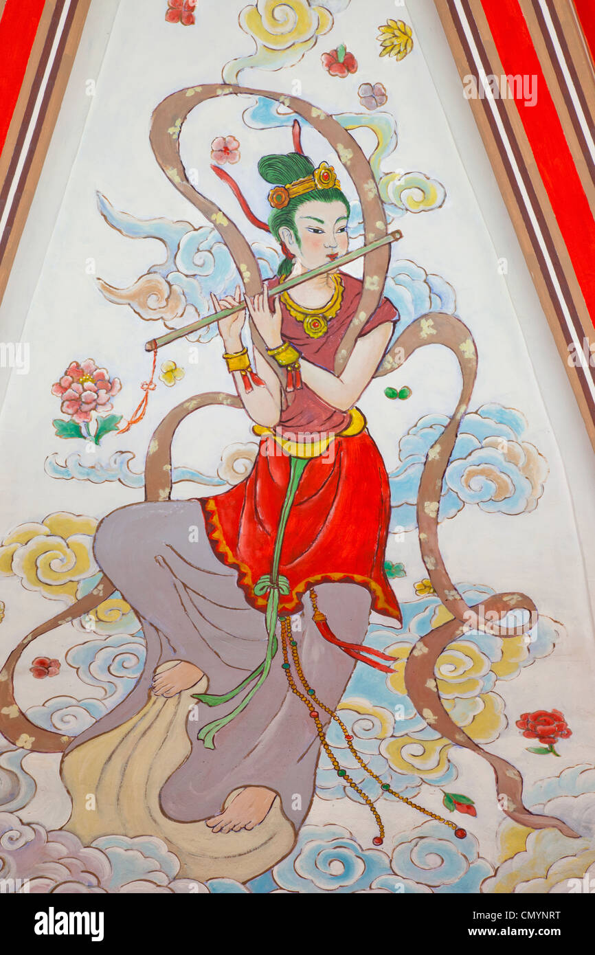 China, Hong Kong, Tsuen Wan, YuenYuenInstitut, Deckengestaltung