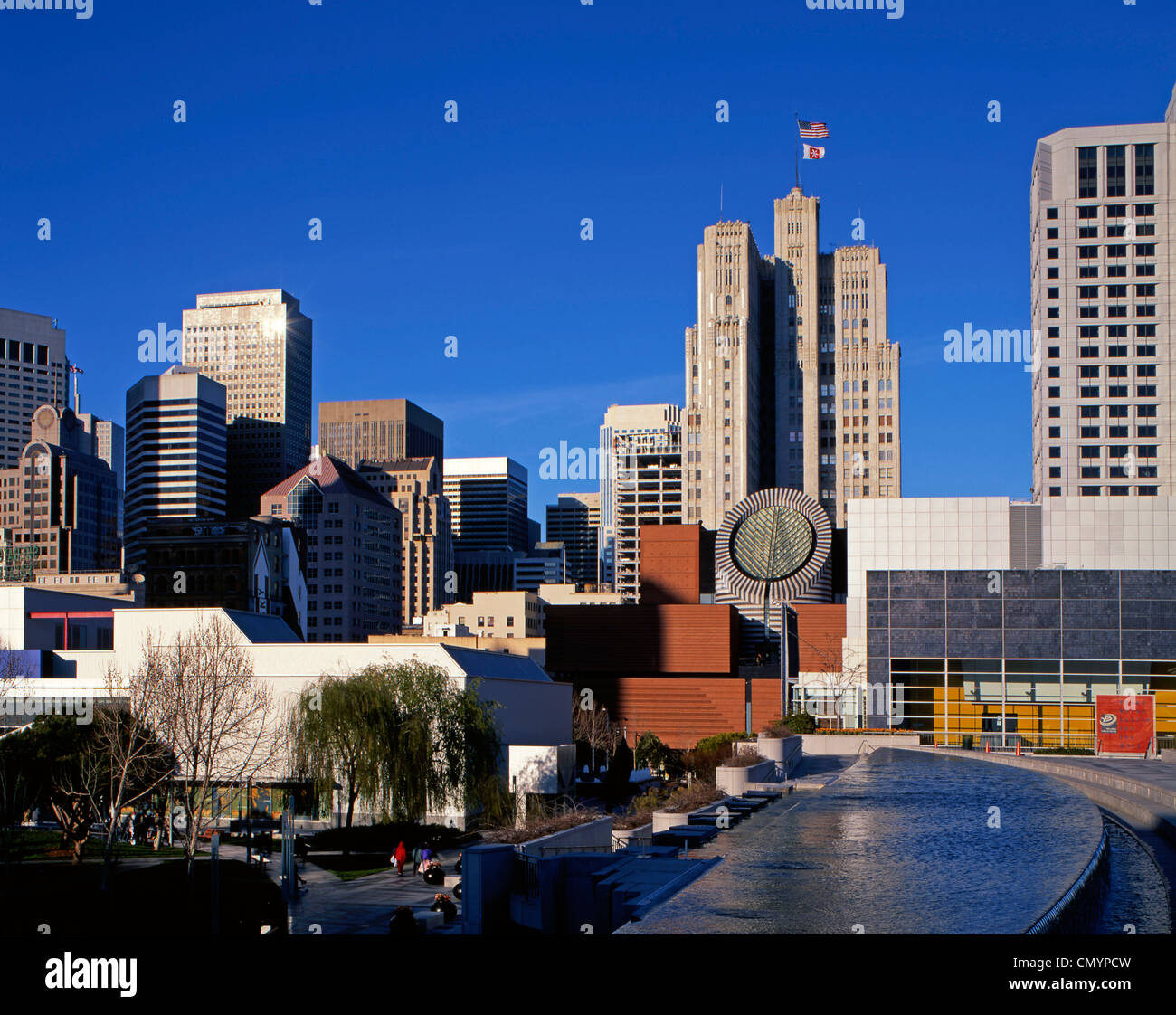 USA Kalifornien San Francisco Downtown Museum of Modern Art MOMA vom Schweizer Architekten Mario Botta Stockfoto