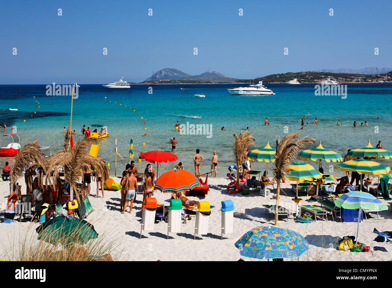 Italien Sardinien Italien Sardinien Costa Smeralda Cala Liscia Ruia Strand Stockfotografie Alamy