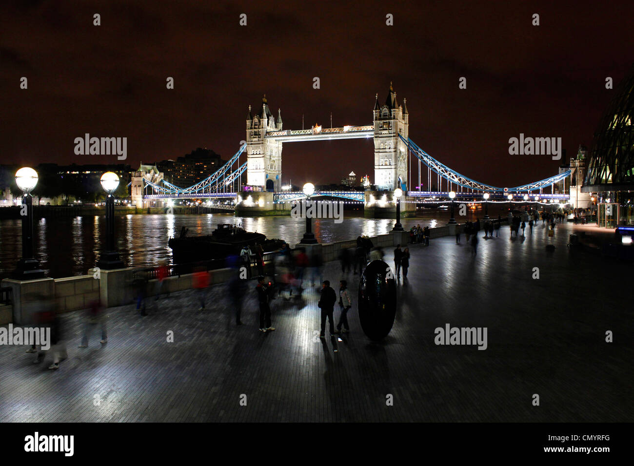 Londoner Stadtbild von London Bridge Stockfoto
