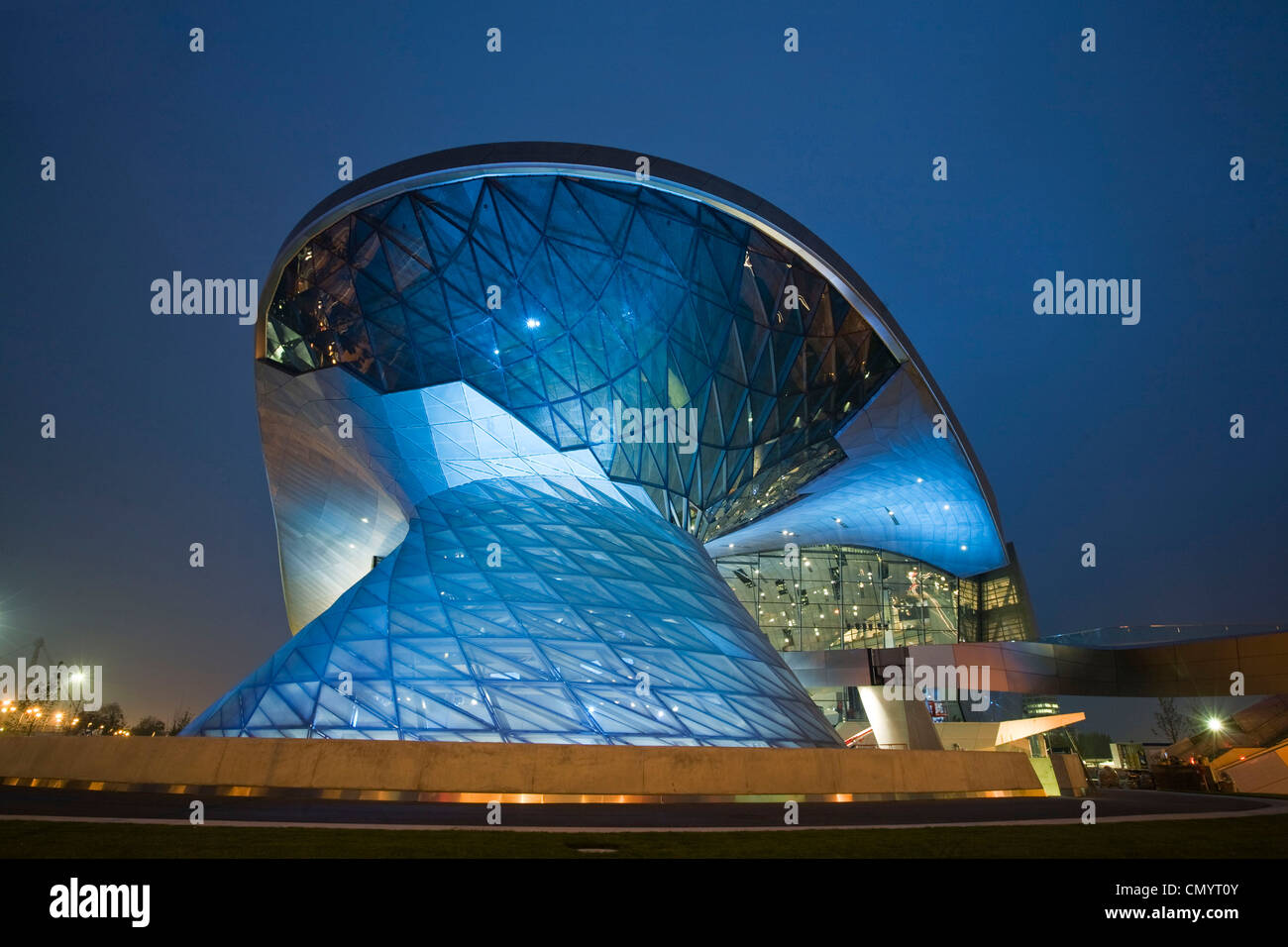 BMW Welt neues Distributionszentrum Bayern München Stockfoto
