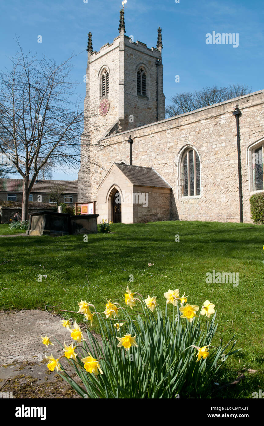 St.-Marien Kirche, Kippax Stockfoto