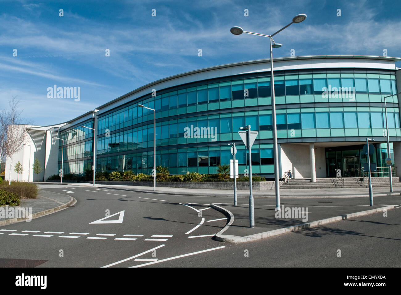 Moderne Bürogebäude im Stadtteil SA1 Swansea, eine Stadt in Süd-Wales, UK Stockfoto