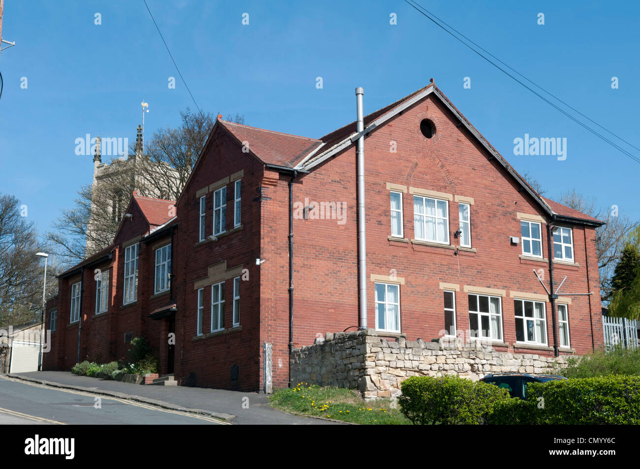 Heiliges Marys Kirche Halle, Kippax Stockfoto