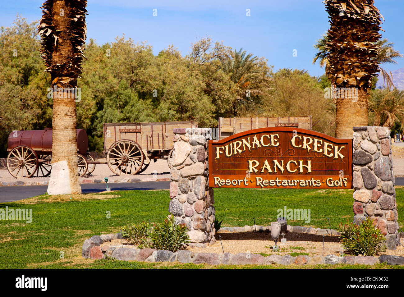 Furnace Creek Resort, Death Valley Nationalpark, Kalifornien USA ...