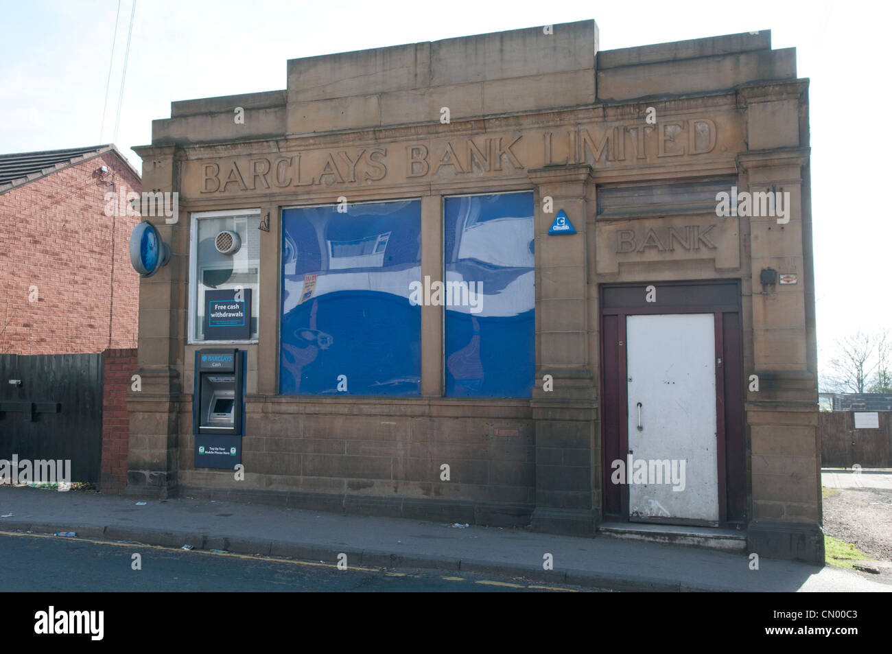 Geschäfte und Geschäftsräume; High Street, Kippax Stockfoto