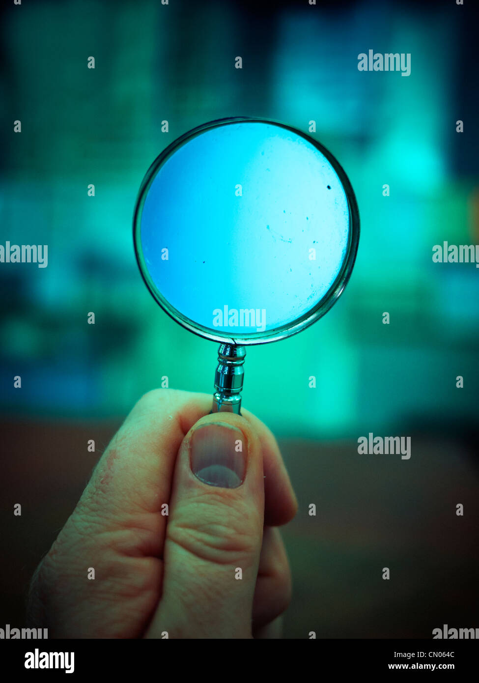 Magnifying glass Stockfoto