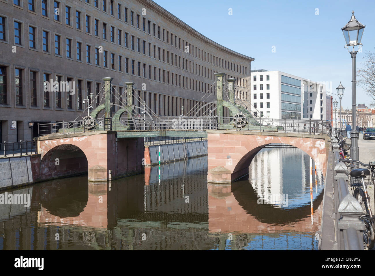 Jungfernbruecke, Berlin, Deutschland Stockfoto