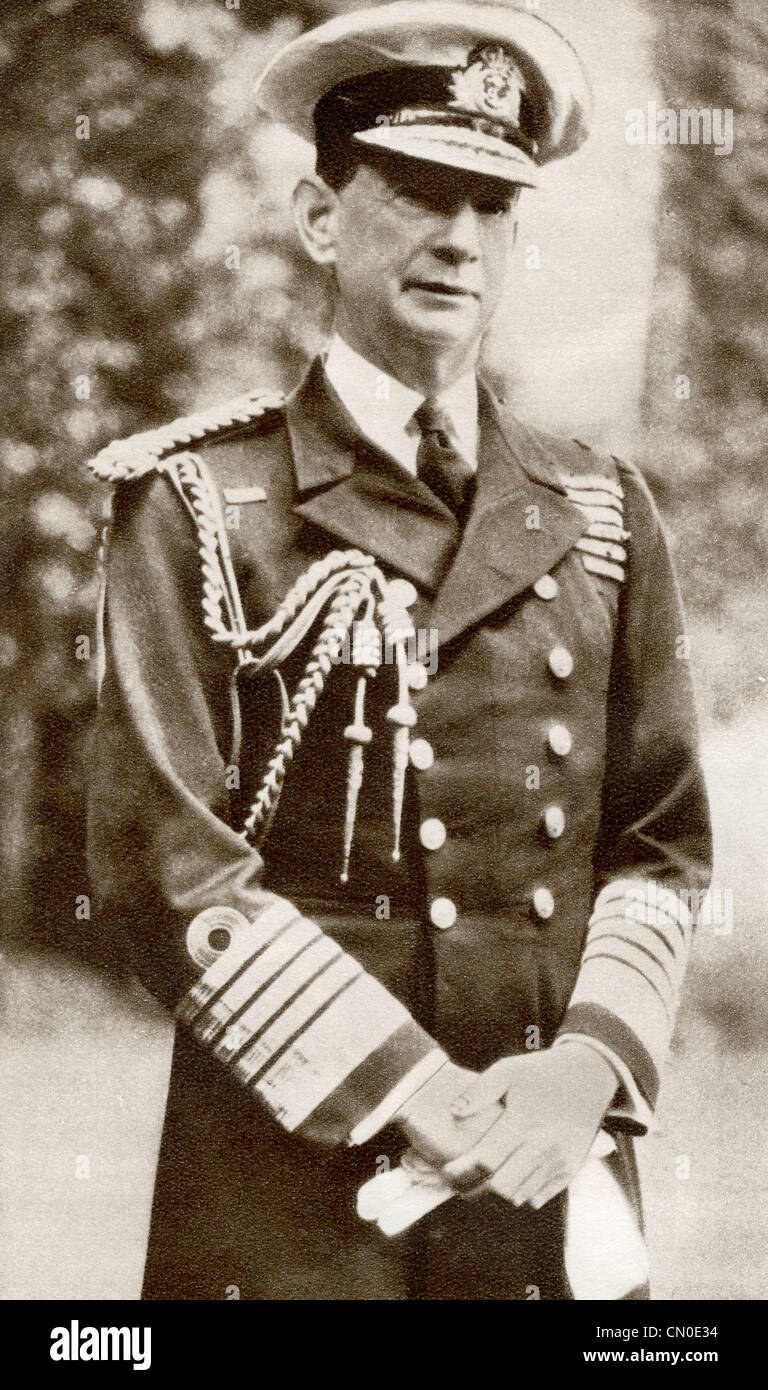 Admiral der Flotte Roger John Brownlow Keyes, 1. Baron Keyes, 1872-1945. Britischer Admiral und militärischer Held Stockfoto