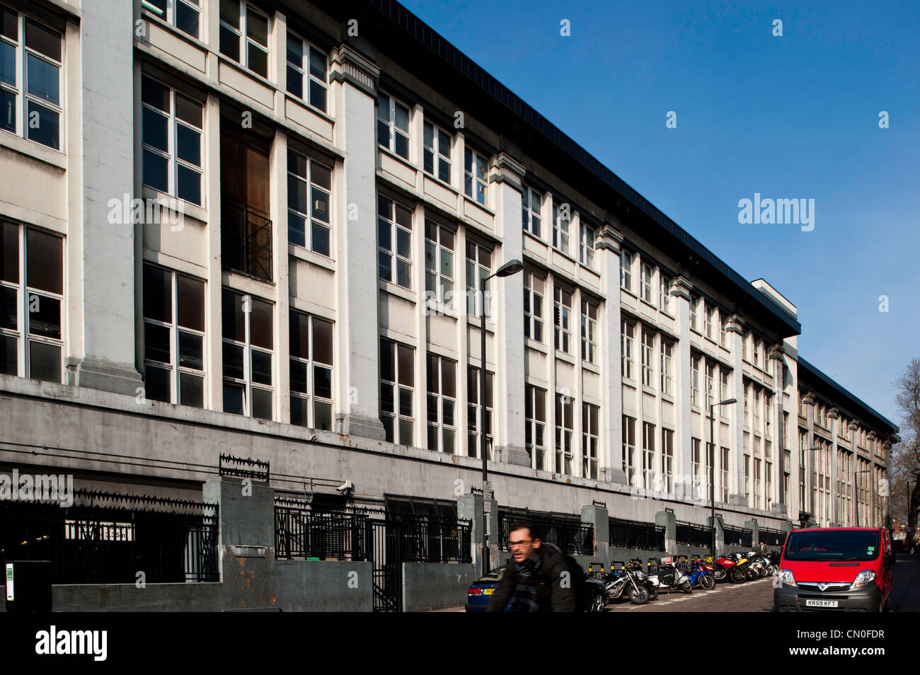 Postamt Depo auf Mount Pleasant, WC1, London, Vereinigtes Königreich Stockfoto