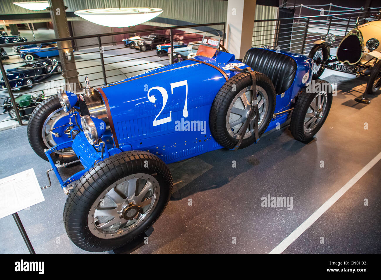 1925 Bugatti Typ 35 Grand Prix Auto im Mullin Museum in Oxnard, Kalifornien Stockfoto