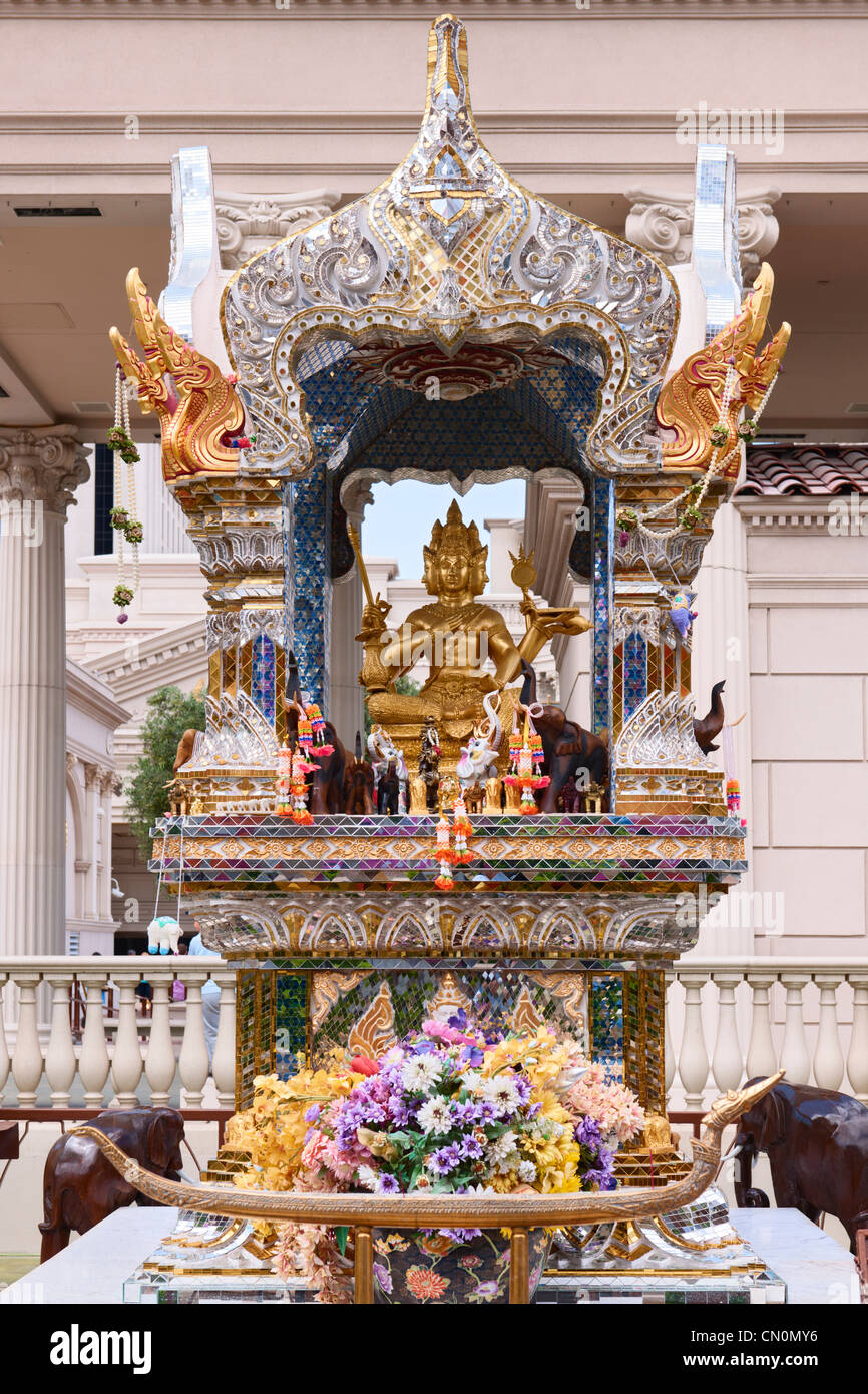 Replikat San Phra Phrom Shrine, Las Vegas-Paradies Stockfoto