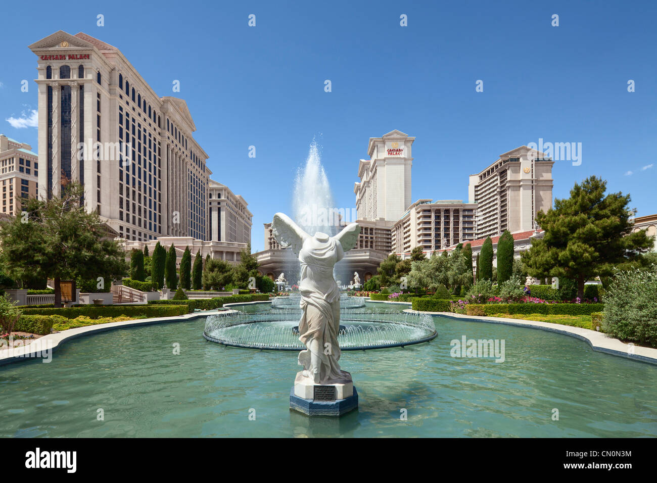 Brunnen Caesars Palace, Las Vegas-Paradies Stockfoto