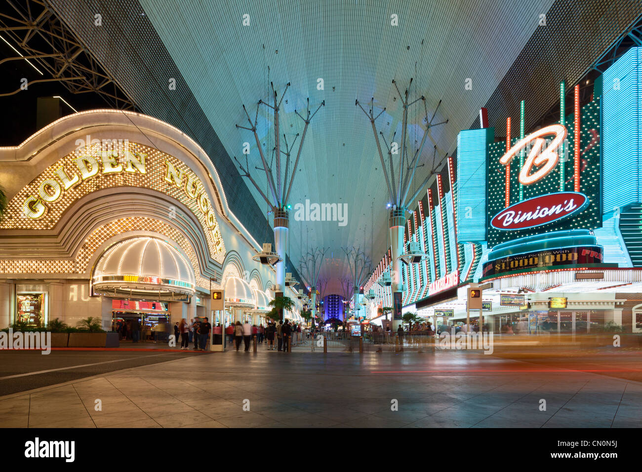Fremont Street, Las Vegas Stockfoto