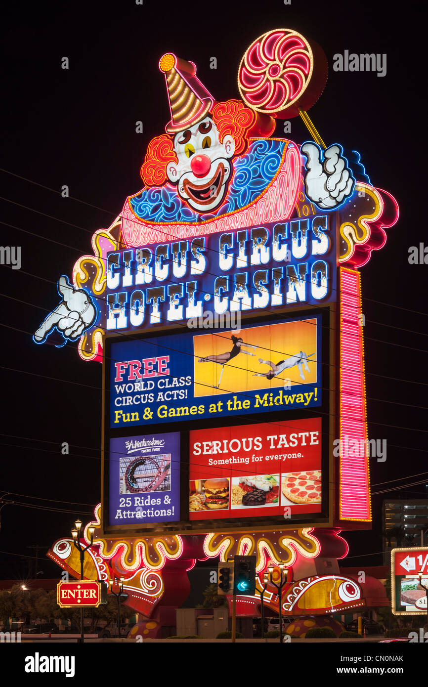 Circus Circus, Las Vegas-Paradies Stockfoto