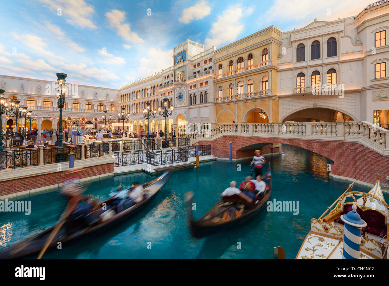 Venezianischen Canale Grande, Las Vegas-Paradies Stockfoto