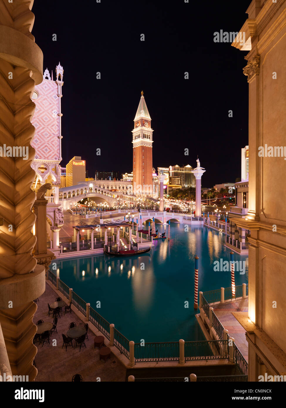 Das Venetian Las Vegas-Paradies Stockfoto