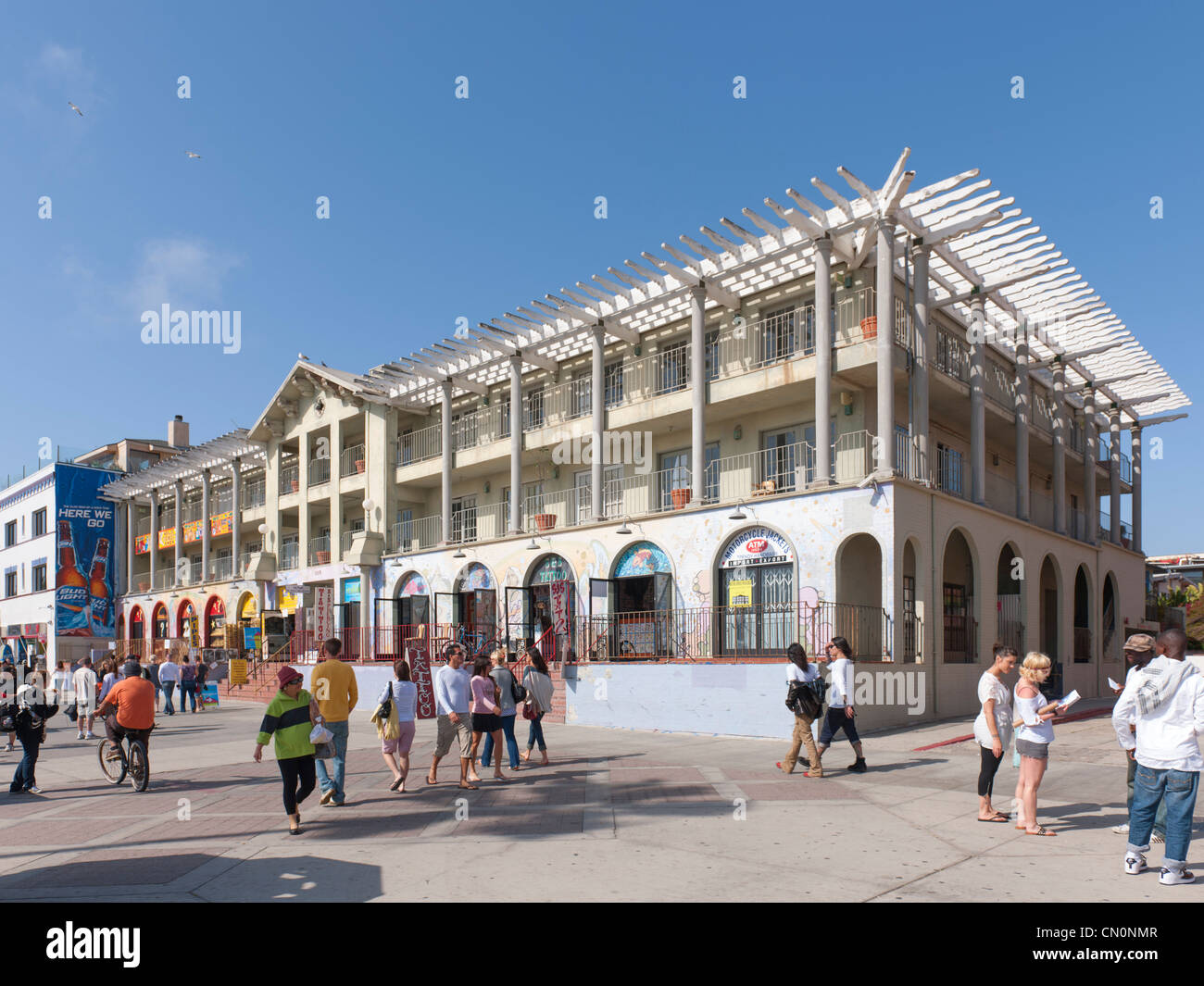 Venice Beach Boardwalk, Los Angeles Stockfoto