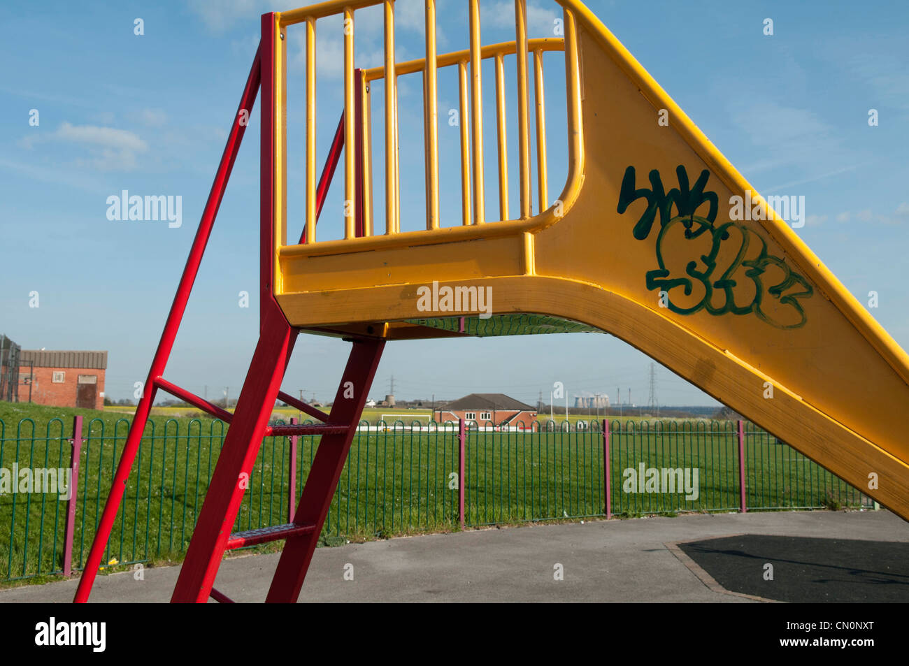 Kippax Wohlfahrt Spielplatz, Kippax, Leeds Stockfoto