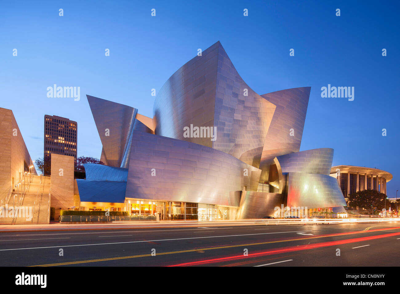 Walt Disney Concert Hall, Los Angeles Stockfoto