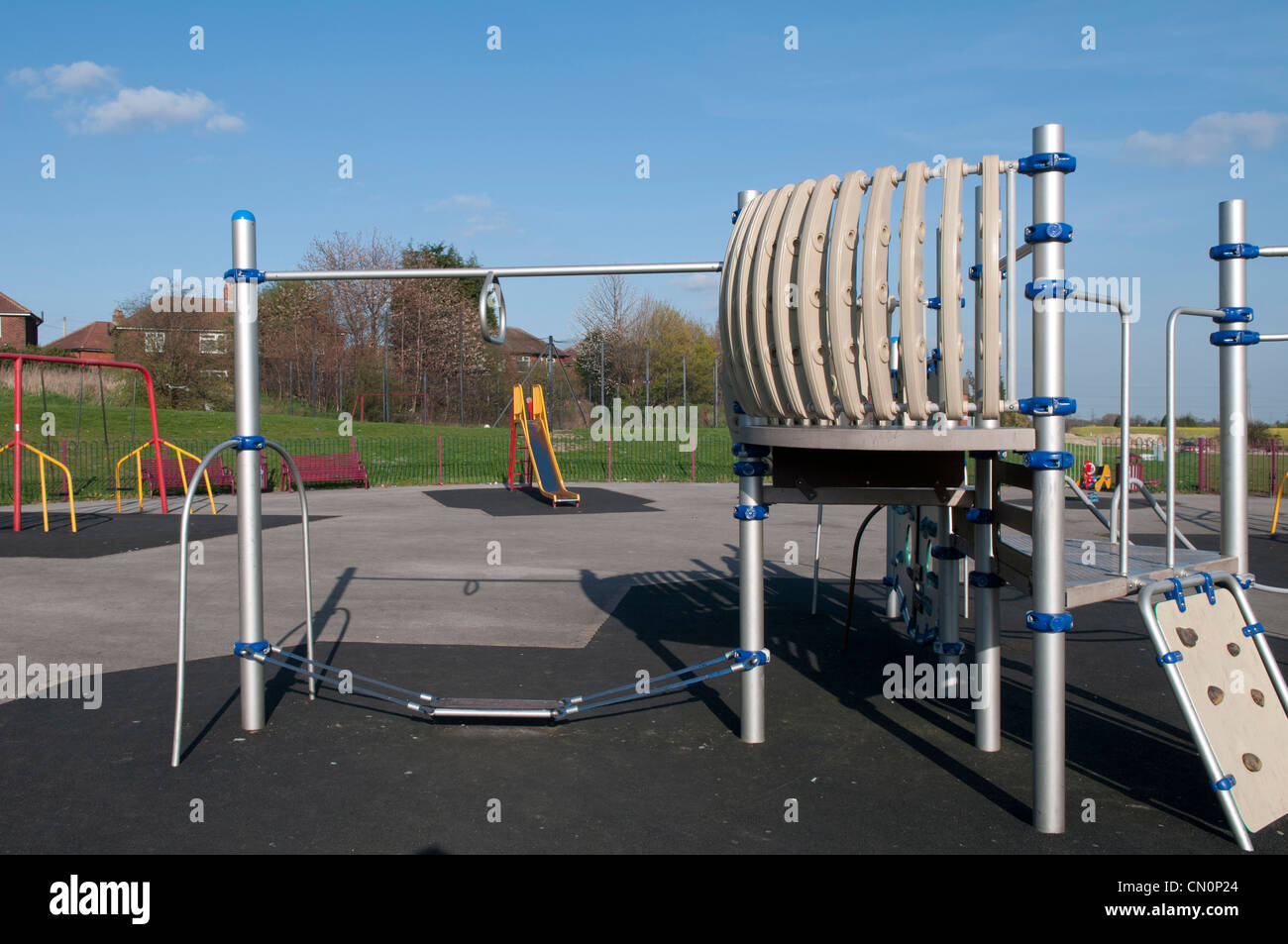 Kippax Wohlfahrt Spielplatz, Kippax, Leeds Stockfoto