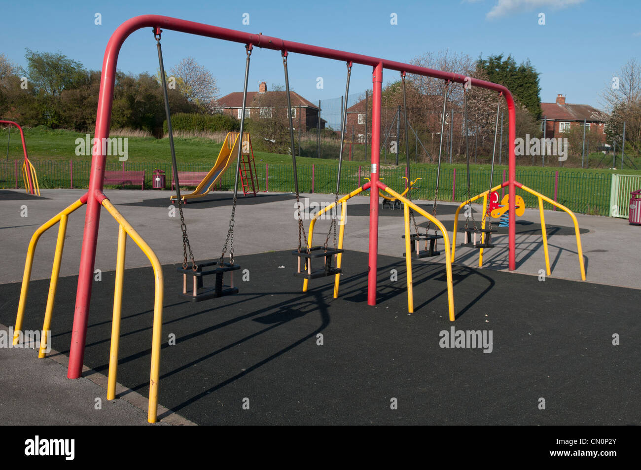 Kippax Wohlfahrt Spielplatz, Kippax, Leeds Stockfoto