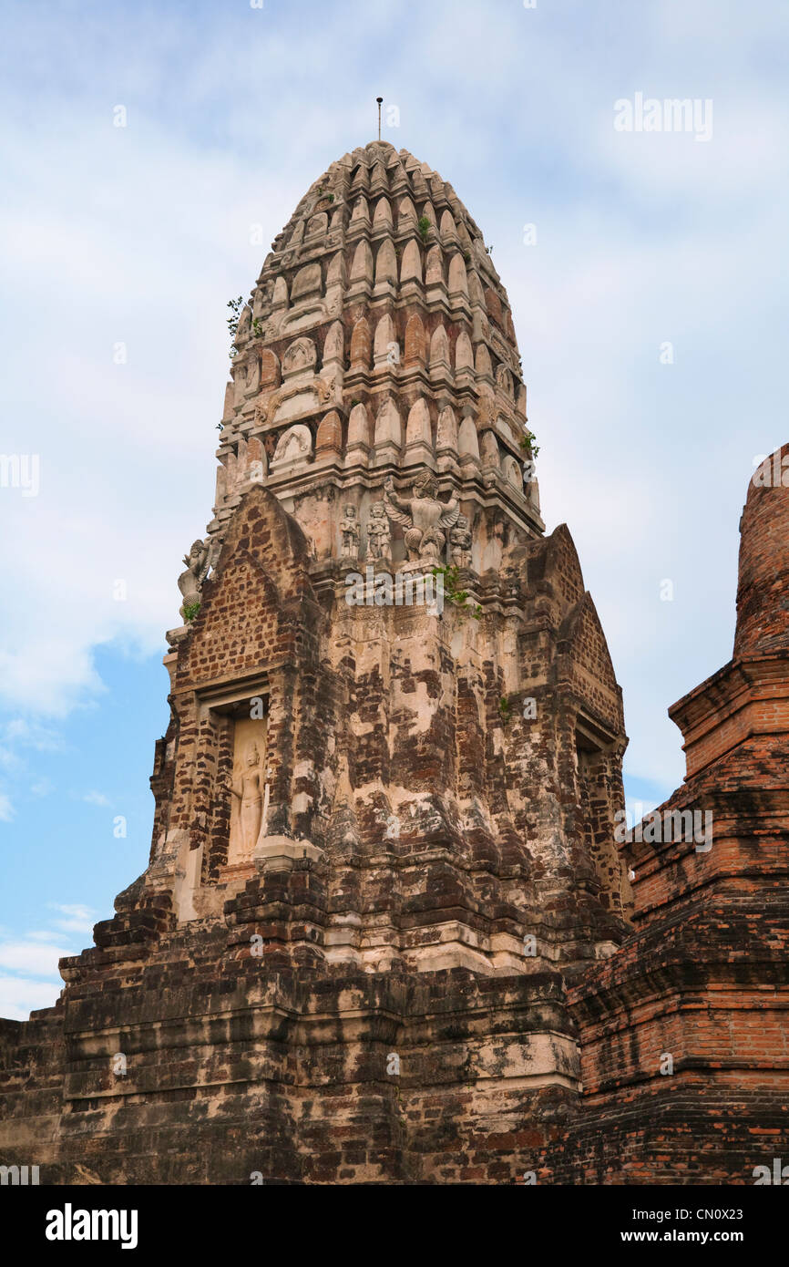 Wat Ratchaburana, Ayutthaya Historical Park, UNESCO-Weltkulturerbe, Thailand Stockfoto