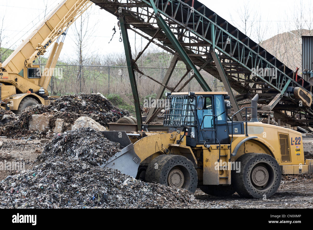 SPC Corporation INC waste recycling-Anlage, Philadelphia, Pennsylvania, USA Stockfoto